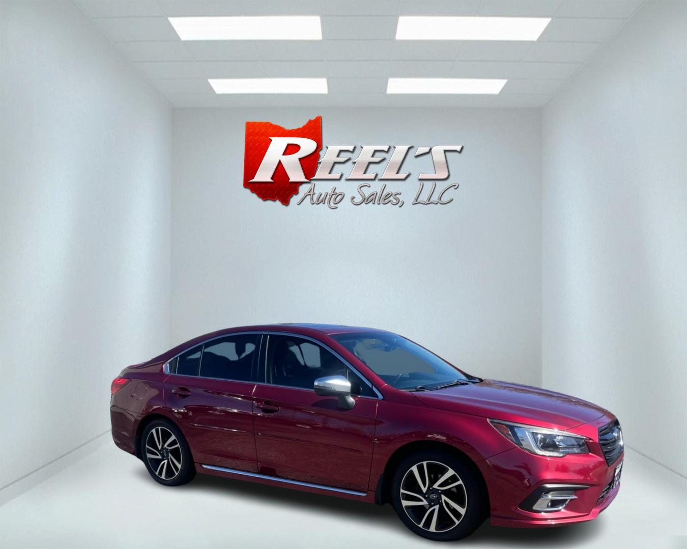 2018 Red /Black Subaru Legacy 2.5i Sport (4S3BNAS60J3) with an 2.5L H4 SOHC 16V engine, Automatic transmission, located at 11115 Chardon Rd. , Chardon, OH, 44024, (440) 214-9705, 41.580246, -81.241943 - Photo#3